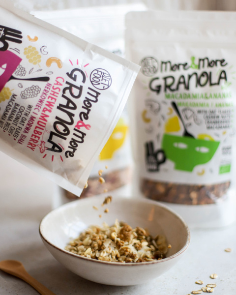 Bio Granola More&More - Nerkowiec i Morwa Biała 300 g