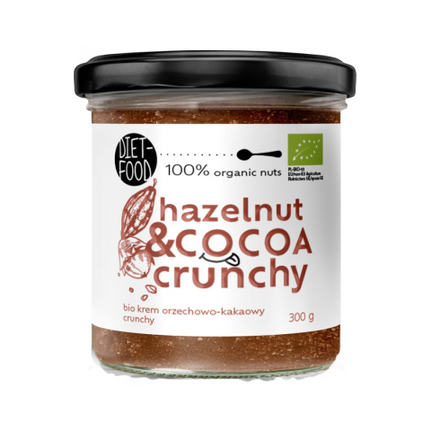 Bio Krem Orzechowo Kakaowy - Crunchy 300 g Bio Krem Orzechowo Kakaowy - Crunchy 300 g