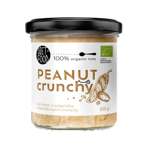 Bio Krem z Orzechów Arachidowych - Crunchy 300 g Bio Krem z Orzechów Arachidowych - Crunchy 300 g