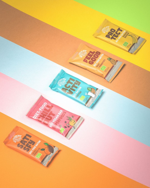 Bio Vegan Bar SATISFY - cacao with orange oil 35 g Bio Vegan Bar SATISFY - cacao with orange oil 35 g