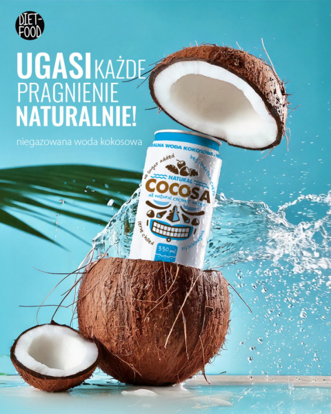 Cocosa Woda Kokosowa Niegazowana 330 ml