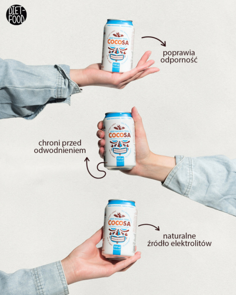 Cocosa Woda Kokosowa Niegazowana 330 ml