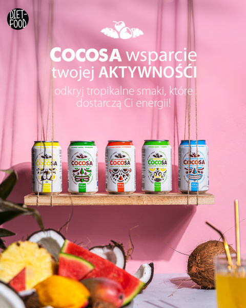 Cocosa Woda Kokosowa Niegazowana 330 ml