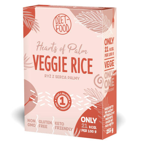 Keto Rice Noodles Hearts of Palm - box 255 g