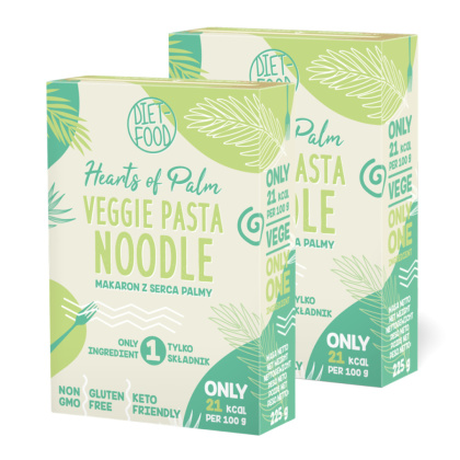 1+1 FREE! Keto pasta Noodle Hearts of Palm - box 255 g