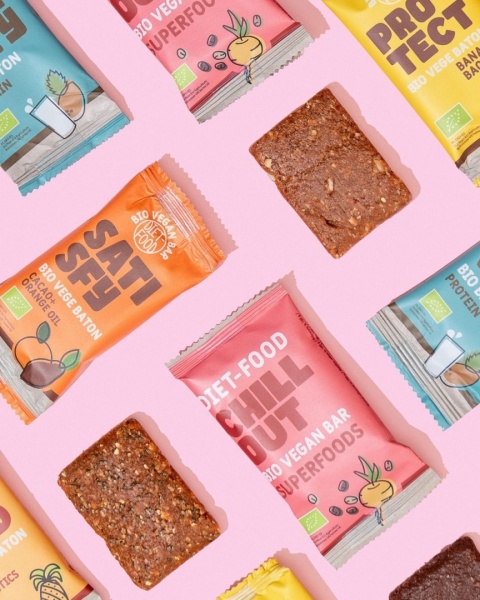 20 x Bio Vegan Bar PROTECT - banana with baobab 35 g