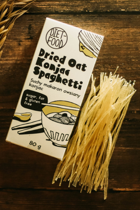 Suchy Makaron Owsiany Shirataki Konjac Spaghetti 80 g