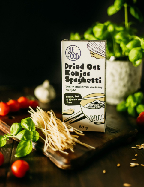 Suchy Makaron Owsiany Shirataki Konjac Spaghetti 80 g