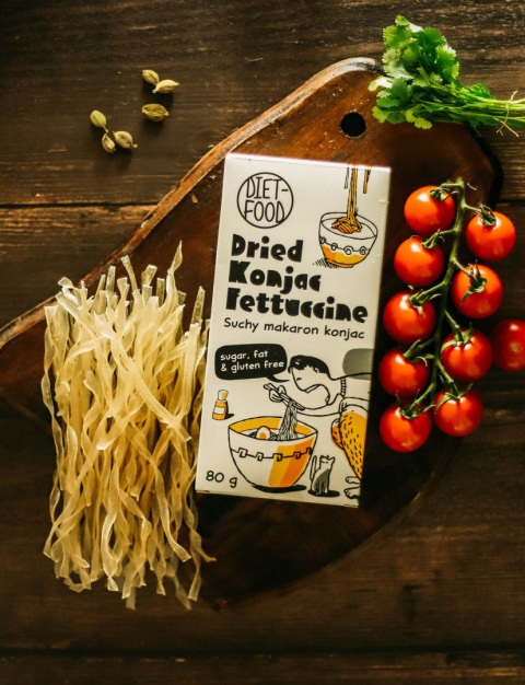 Suchy Makaron Shirataki Konjac Fettucine 80 g