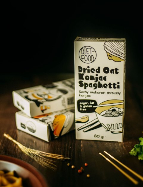 Suchy Makaron Shirataki Konjac Spaghetti 80 g