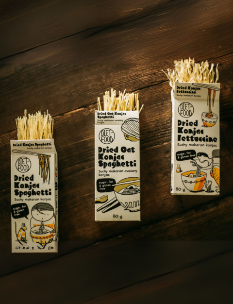 Suchy Makaron Shirataki Konjac Spaghetti 80 g
