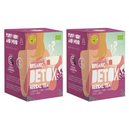 1+1 GRATIS! Bio Detox Herbal Tea - herbata ziołowa z trawą cytrynową 20 torebek - 30 g