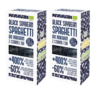 1+1 GRATIS! Bio Makaron Sojowy Czarny Spaghetti 200 g