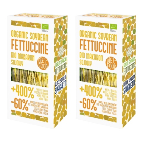 1+1 GRATIS! Bio Makaron Sojowy Pomarańczowy Fettuccine 200 g