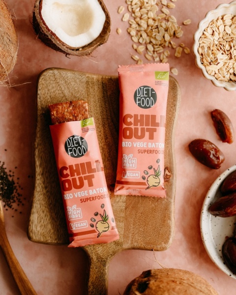 20 x Bio Wegański Batonik CHILL OUT - superfoods 35 g