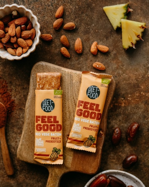 20 x Bio Vegan Bar FEEL GOOD - fruit with prebiotics 35 g