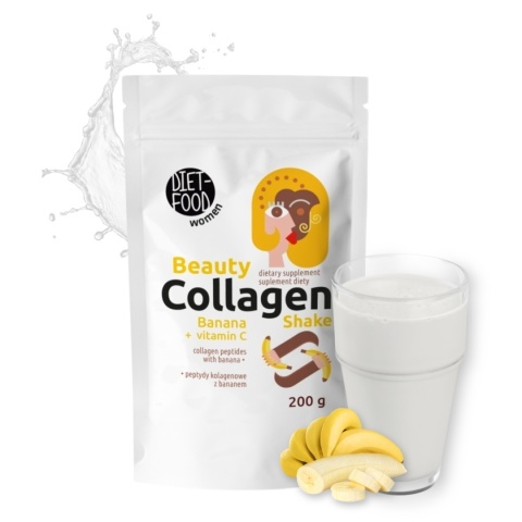 Beauty Kolagen Shake z bananem i witaminą C 200 g