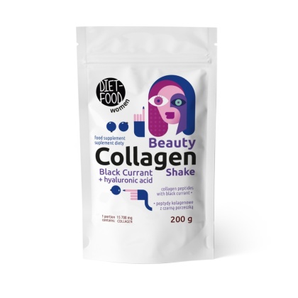 Beauty Collagen Shake with blackcurrant and hyaluronic acid 200 g