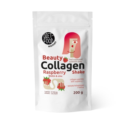 Beauty Collagen Shake with raspberry, keratin and zinc 200 g