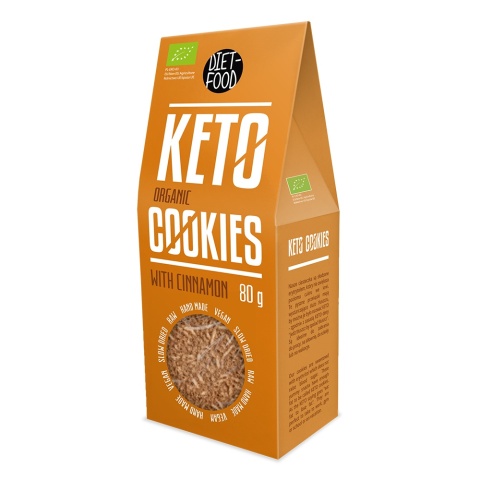Bio Ciasteczka Keto z Cynamonem 80 g