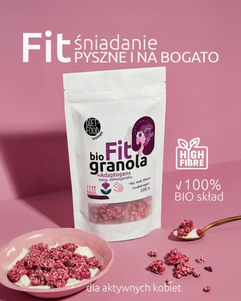 Organic Fit Granola With Adaptogens 200 g