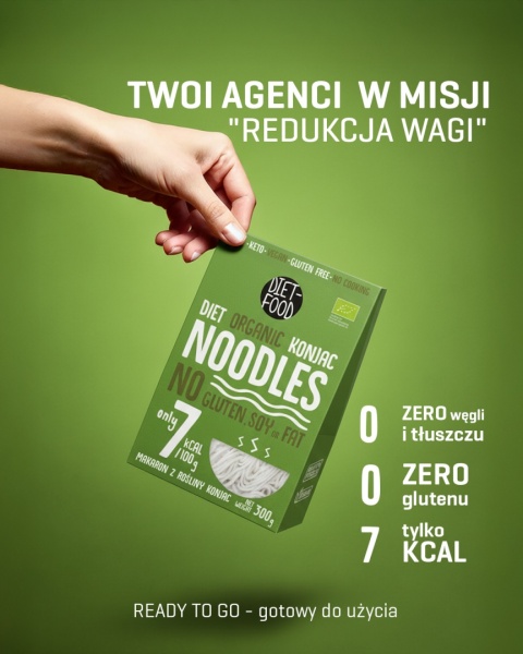 Bio Makaron Shirataki Konjac Noodles 385 g