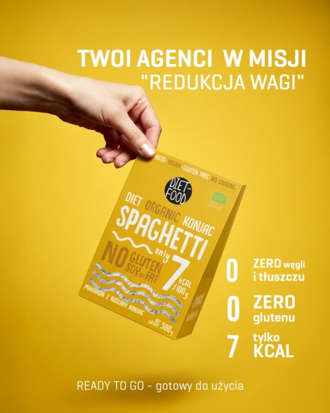 Bio Makaron Shirataki Konjac Spaghetti 385 g