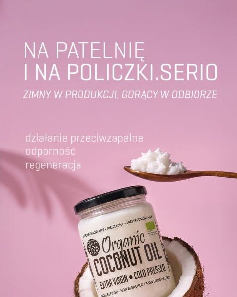 Bio Olej Kokosowy Nierafinowany Extra Virgin 500 ml