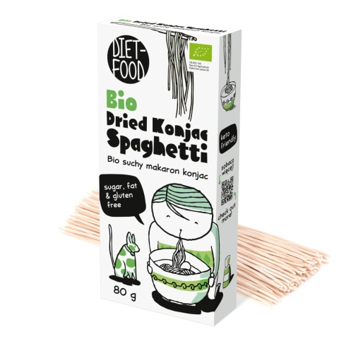 Bio Suchy Makaron Shirataki Konjac Spaghetti 80 g