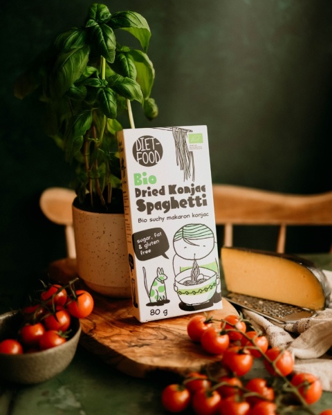Bio Suchy Makaron Shirataki Konjac Spaghetti 80 g