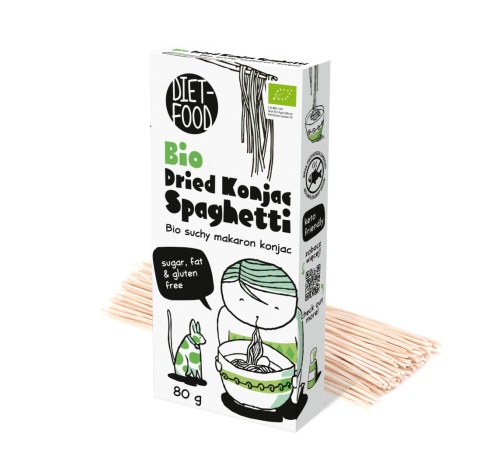 Bio Suchy Makaron Shirataki Konjac Spaghetti 80 g