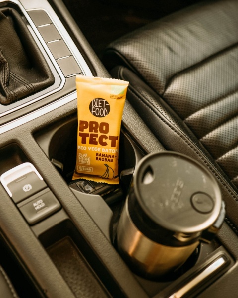 Bio Wegański Batonik PROTECT - bananowy z baobabem 35 g