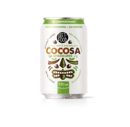 Cocosa Woda Kokosowa Gazowana 330 ml (kaucja)