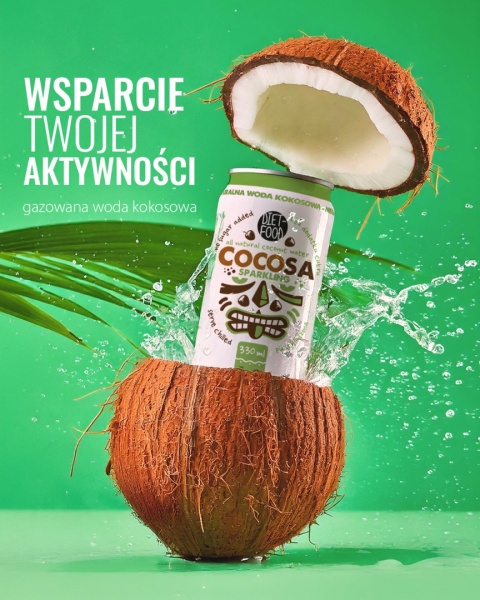 Cocosa Sparkling Coconut Water 330 ml (deposit)