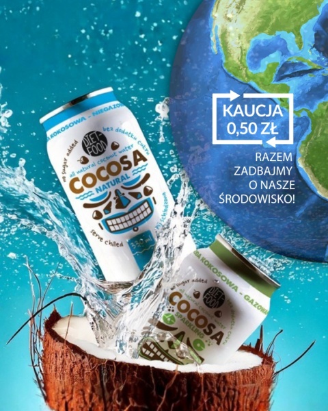 Cocosa Sparkling Coconut Water 330 ml (deposit)