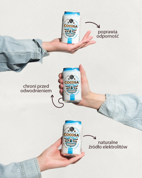 Cocosa Woda Kokosowa Niegazowana 330 ml (kaucja)