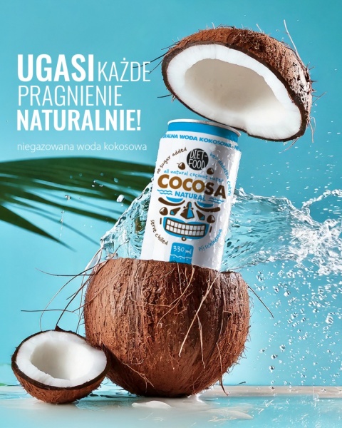 Cocosa Woda Kokosowa Niegazowana 330 ml (kaucja)