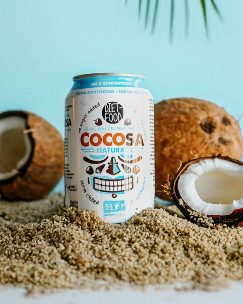 Cocosa Woda Kokosowa z młodego kokosa Niegazowana 330 ml (kaucja)