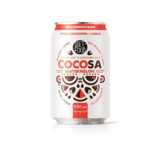 Cocosa Woda Kokosowa Niegazowana z sokiem z Arbuza NFC 330 ml (kaucja)