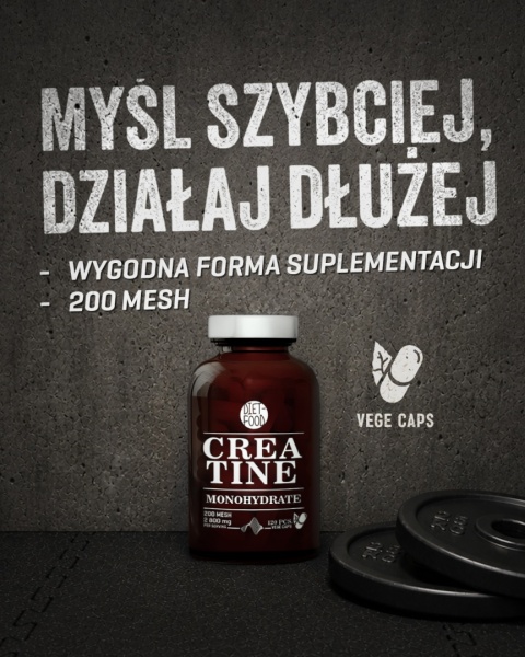Kreatyna Monohydrat 100 g - 120 tabl.