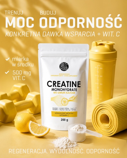 Creatine Monohydrate Lemon Vitamin C 200 g