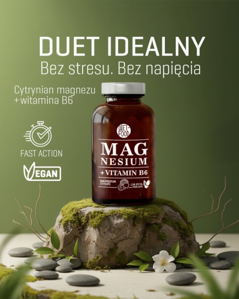 Magnesium + Vitamin B6 120 caps. 100g