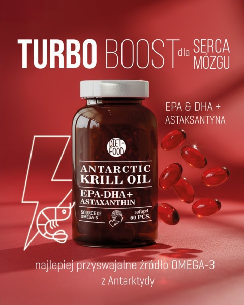 Antarctic Krill Oil with Astaxanthin 42 g - 60 caps.