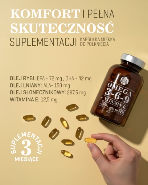 Omega 369 + wit.E 90g - 90 kaps.