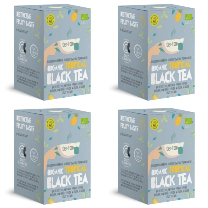 2+2 GRATIS! Bio Tropical Black Tea - czarna herbata o smaku owoców tropikalnych 20 torebek - 40 g
