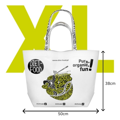 ZESTAW Toreb Zakupowych XL DIET-FOOD.