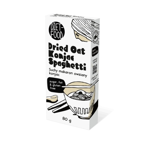 Suchy Makaron Owsiany Shirataki Konjac Spaghetti 80 g