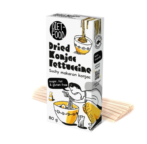 Dried Shirataki Konjac Pasta Fettucine 80 g