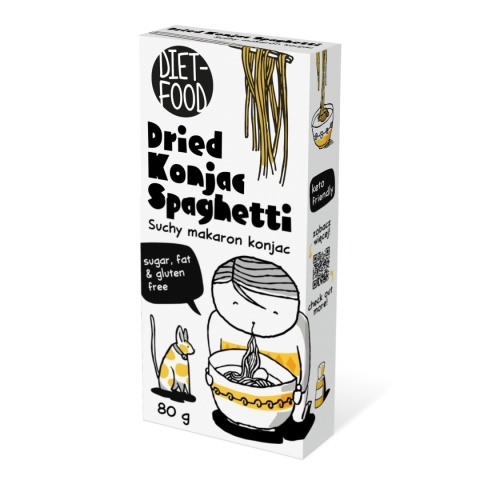 Dried Shirataki Konjac Pasta Spaghetti 80 g