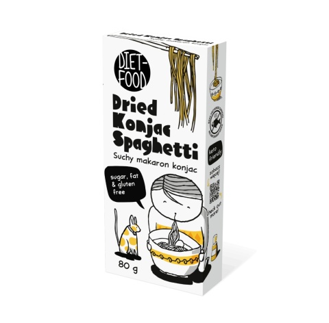 Dried Shirataki Konjac Pasta Spaghetti 80 g